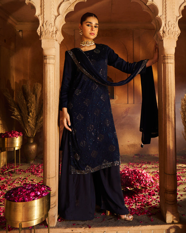 Ready to wear - Navy Blue l287
